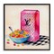Stupell Industries Fashion Loops Cereal Framed Giclee, design by Grotto Studios